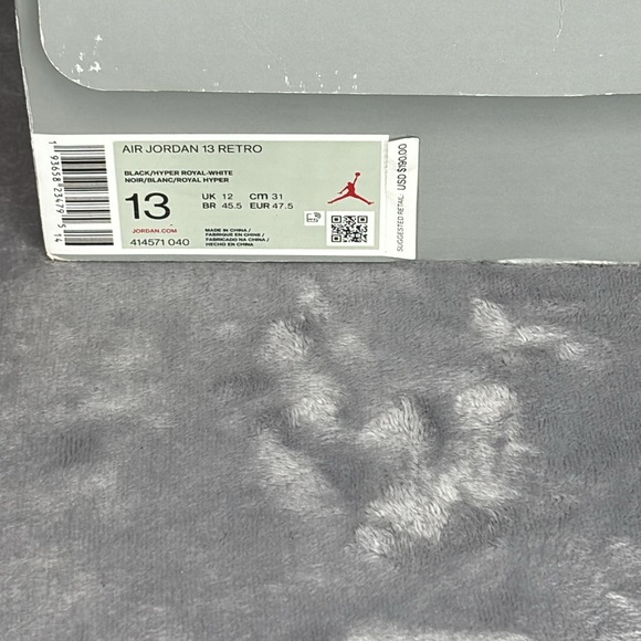 🔥🔥🔥Air Jordan 13 RETRO “HYPER ROYAL” Size: 13🔥🔥🔥 - Picture 6 of 13